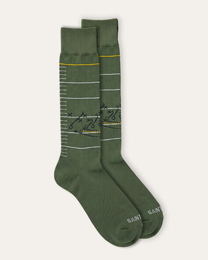 Fourth and Goal Cotton Sock