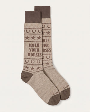 Hold Your Horses Cotton Sock