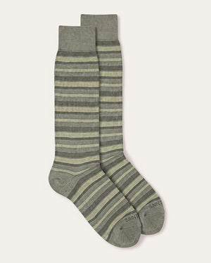 Bold Stripe Cotton Sock