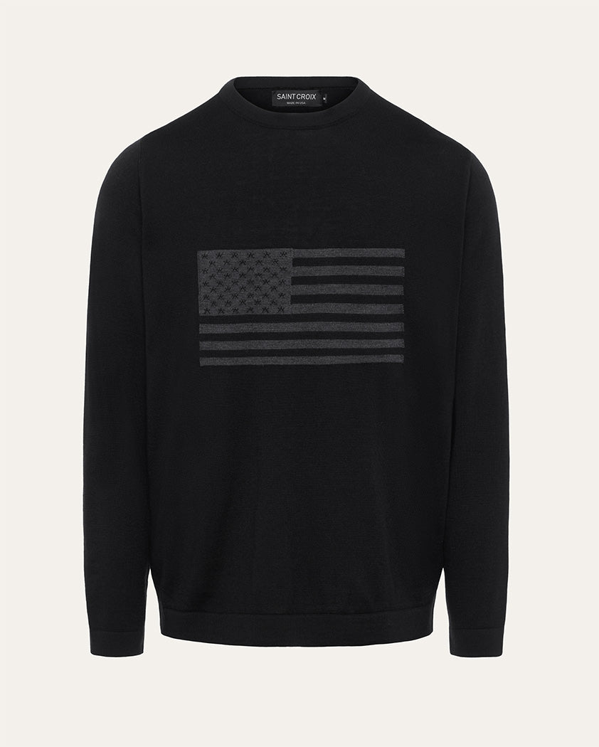 American Flag Wool Sweater | Saint Croix