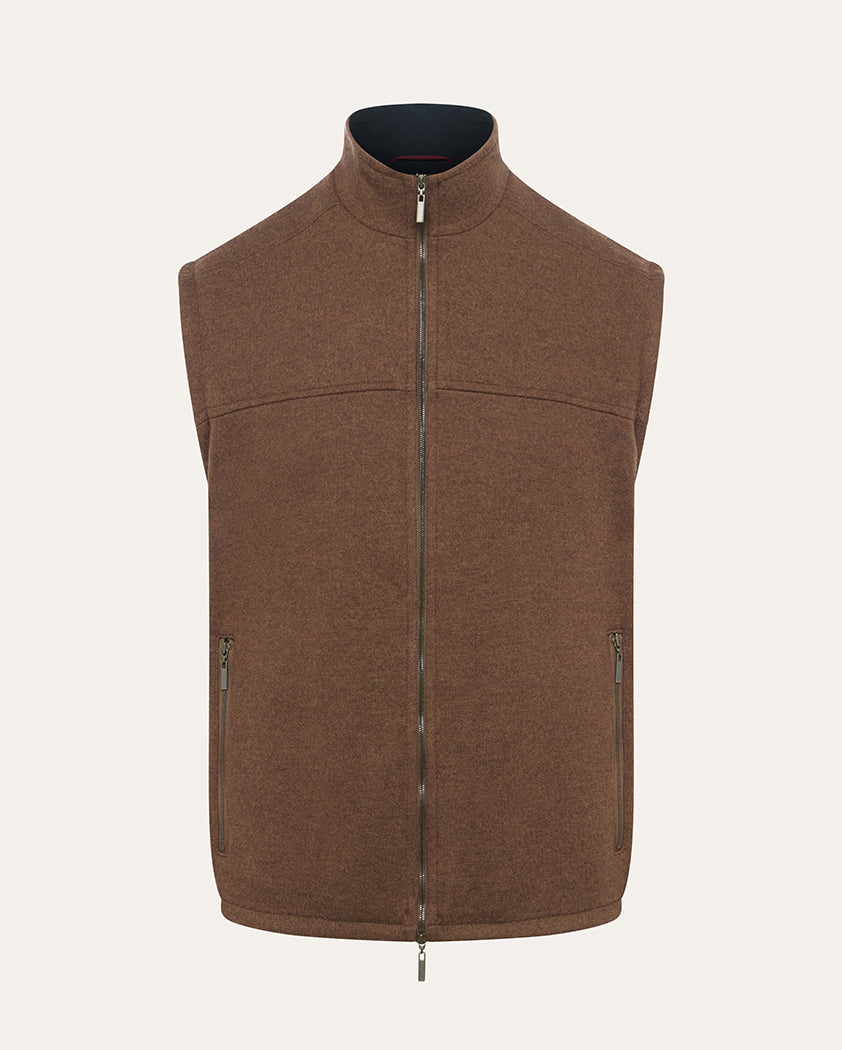 Boiled Wool Vest | Saint Croix