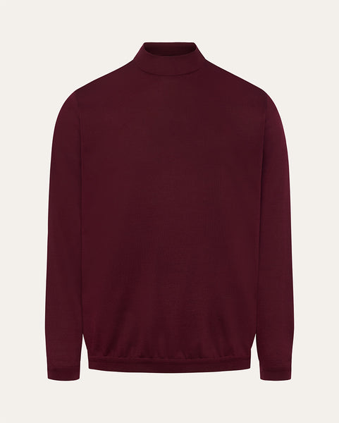 Jersey Knit Cotton Mock Turtleneck | Saint Croix