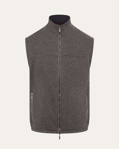 Boiled Wool Vest | Saint Croix