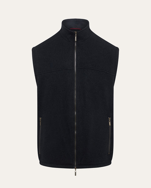 Boiled Wool Vest | Saint Croix